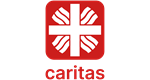 Caritas Logo mit dem Flammenkreuz